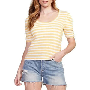 BB Dakota Plot Twist Puff Sleeve Top‎ Small